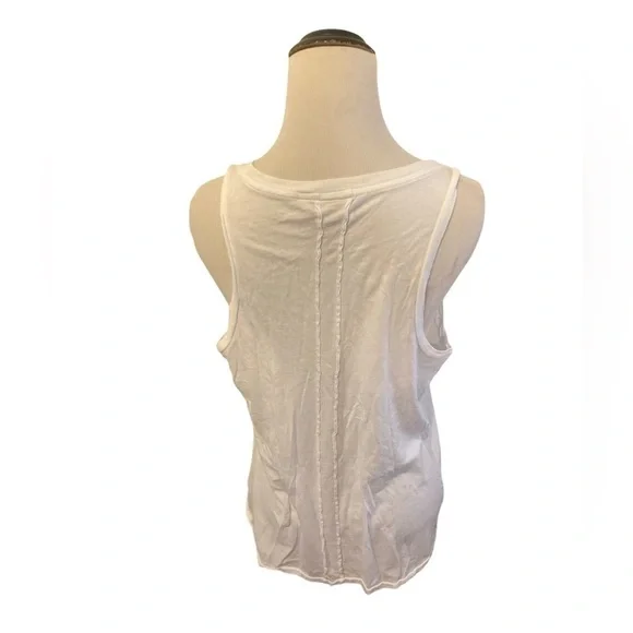 AG Women’s White Tank Top - Size M - Picture 4 of 6